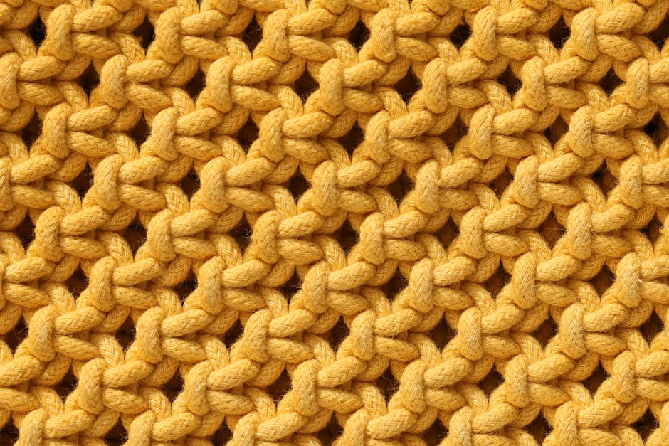 Yellow Woven Texture